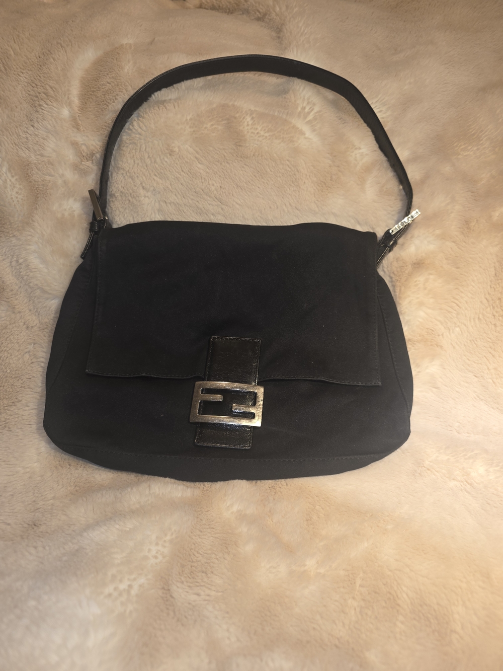 Fendi Mamma Zucca Baguette Shoulder Bag